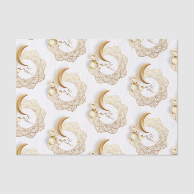 Papel De Seda Eid mubarak (Frente )