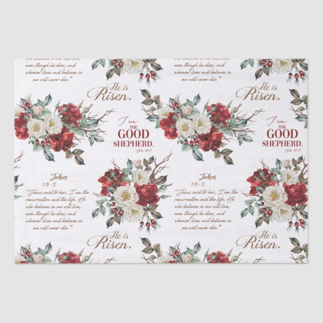 Papel De Seda Ele Está Risen (Frente )