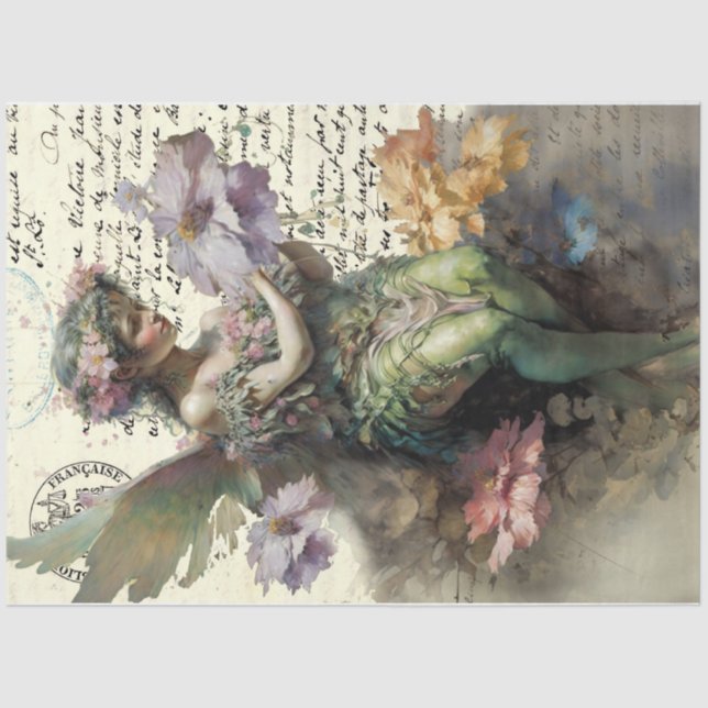 Papel De Seda Ele me ama, não me ama. (Frente )