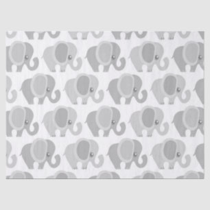 Papel De Seda Elefante bonito do ponto morto do bebê