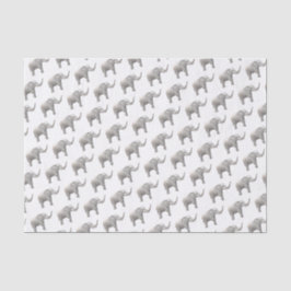 Papel De Seda Elefante Branco