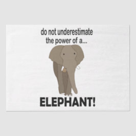 Papel De Seda Elefante Safari Funny