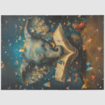 Elefante Whimsical Com Livros Escolares