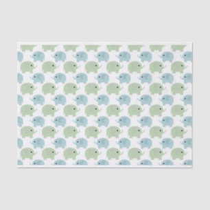 Papel De Seda Elefantes Lindos