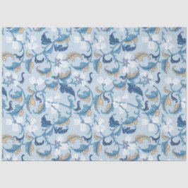 Papel De Seda Elegância Botânica Vintage