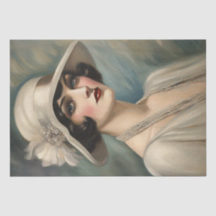 Papel De Seda Elegância dos 2006: Dama em uma Descoberta do Chap