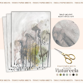 Papel De Seda Elegant Abstract Design Decoupage Tissue Paper