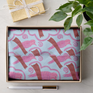 Papel De Seda Elegant birds Pattern Tissue Paper