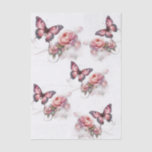 Papel De Seda Elegant Pink Floral Butterflies Vintage Decoupage<br><div class="desc">Elegant Pink Florals & Butterflies Vintage Inspired Decoupage Tissue Paper perfect for all your crafting projects & gift wrapping needs. Thank you for looking & for shopping in my store! All My Love,  Fluid,  Digital,  Dotted & Graphic Arts</div>