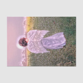 Papel De Seda Elegante Angel Art Glitter Lights Design