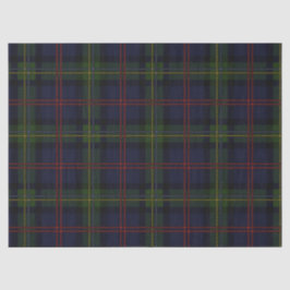Papel De Seda Elegante Clássico da xadrez Russo Tartan