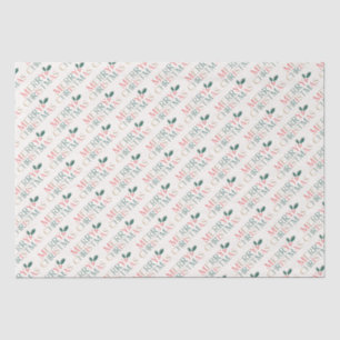 Papel De Seda Elegante Colorida Feliz Natal Folha