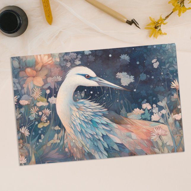 Papel De Seda Elegante Crane (Criador carregado)