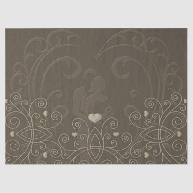 Papel De Seda Elegante design. (Frente )