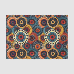 Papel De Seda Elegante Design de Padrão Étnico Africano