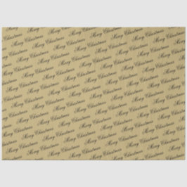 Papel De Seda Elegante Dourado de luxo Feliz Natal