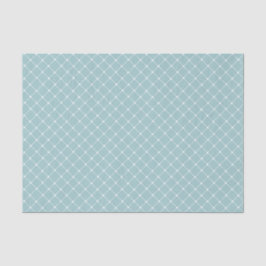 Papel De Seda Elegante Eggshell Blue Trellis