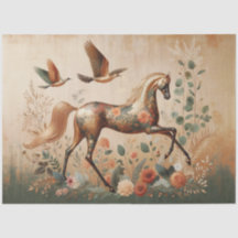Elegante Equino, Cavalo, Decoupage