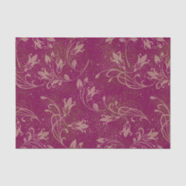 Papel De Seda Elegante Folheto Folha Rosewood Grunge