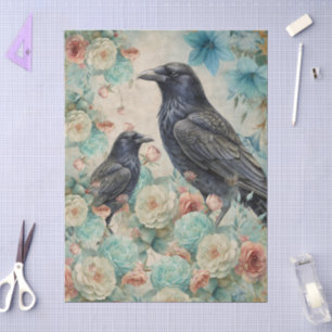 Papel De Seda Elegante Girly Ephemera Cottagecore Florals & Rave