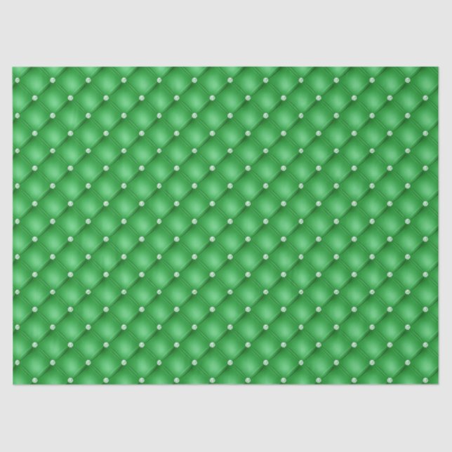 Papel De Seda Elegante Green Foil (Frente )