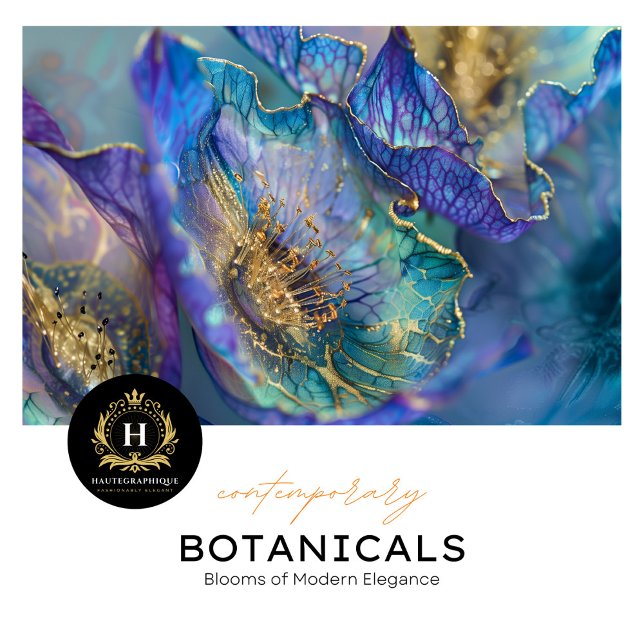 Papel De Seda Elegante Luxuoso Decoupage Floral Roxo e Dourado (Criador carregado)