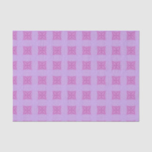 Papel De Seda Elegante Pink Geométrico Padrão Girly Minimalista