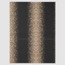 Elegante Preto e Dourado com Efeito Ombre Brilhant