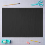 Papel De Seda Elegante Preto Sólido<br><div class="desc">❤️ Preto</div>