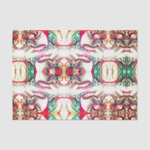 Papel De Seda Elegante púrpura, branco e abstrato verde