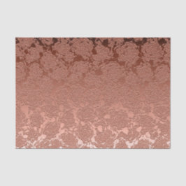 Papel De Seda Elegante Rustic Light Terracotta Autumn Floral