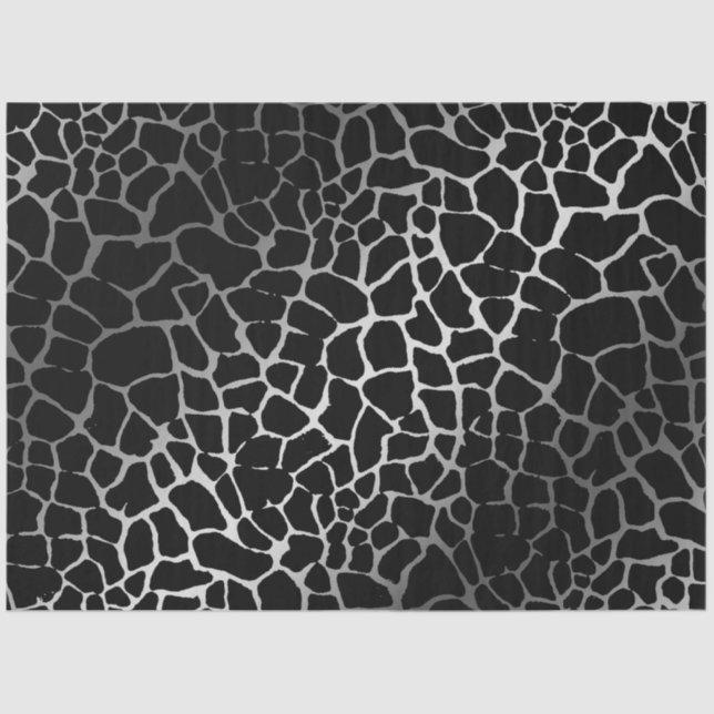 Papel De Seda Elegante Silver Tiger (Frente )