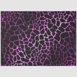 Papel De Seda Elegante Tigre Rosa