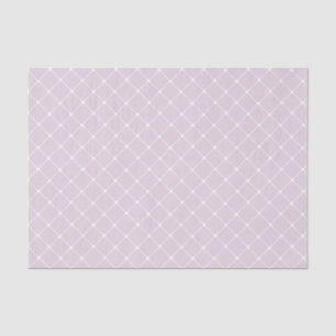 Papel De Seda Elegante Trellis Pattern Lavanda