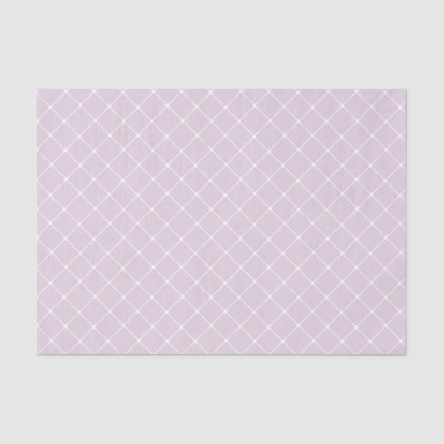 Papel De Seda Elegante Trellis Pattern | LAVANDA (Frente )