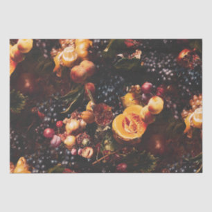 Papel De Seda Elegante Vintage Dark Moody Fruta de Arte Neerland