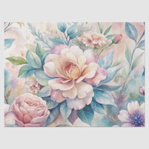 Papel De Seda Elegante Vintage Inspirou Dreamal Ephemera Floral