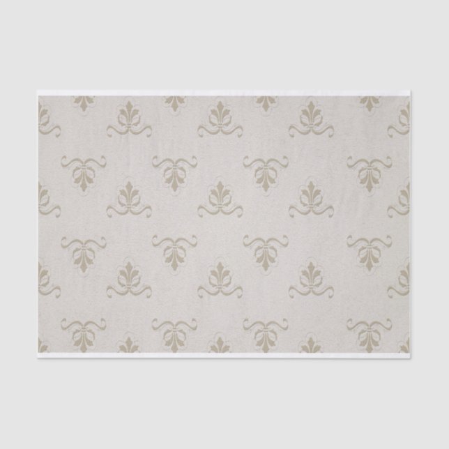 Papel De Seda Elegante Vintage Tissue Paper Design (Frente )