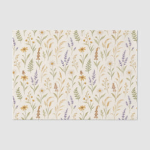 Papel De Seda Elegante Watercolor Flor Chic Floral