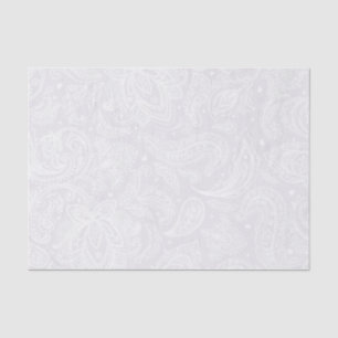 Papel De Seda Elegante White Paisley Lace