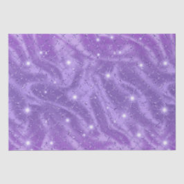 Papel De Seda Elegantes Escamas de Sereia Roxas com Brilho Metál