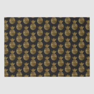 Papel De Seda Elegantes Estilosos Glam Azul Marinho Dourado Abac