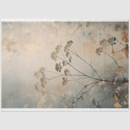 Papel De Seda Elementos da Natureza Arte de Fundo Botânica Abstr