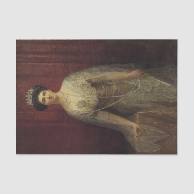 Papel De Seda Elena von Montenegro por Edoardo Gioja (Frente )