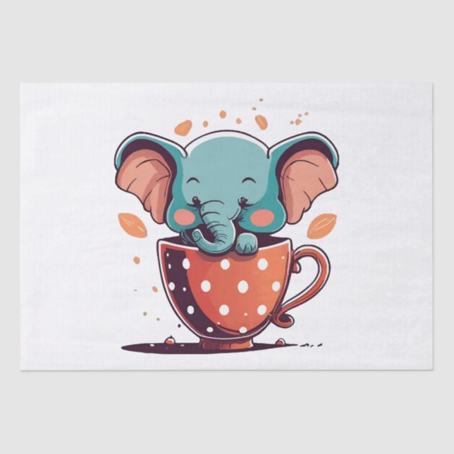 Papel De Seda Elephant Elegance (Frente )