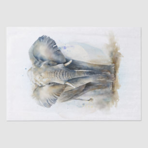 Papel De Seda Elephant Watercolor