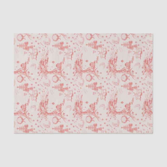 Papel De Seda Elk Woods French Toile Tissue Paper (Frente )