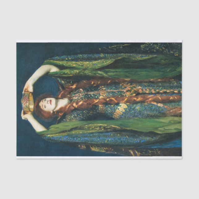 Papel De Seda Ellen Terry como Lady Macbeth por John Singer Sarg (Frente )
