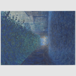 Papel De Seda Em Dusk (Paisagem Noturna) (Cena Noturna)