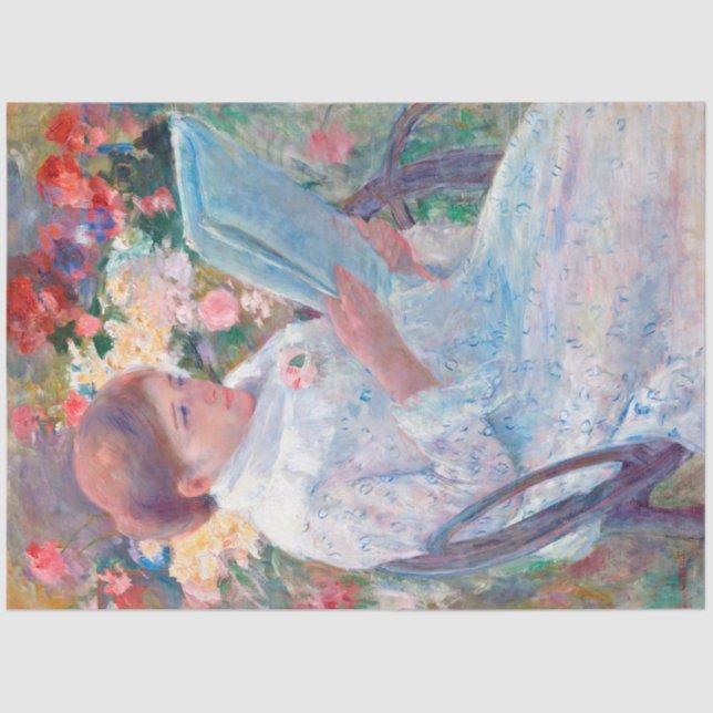 Papel De Seda Em um balcão, Mary Cassatt (Frente )